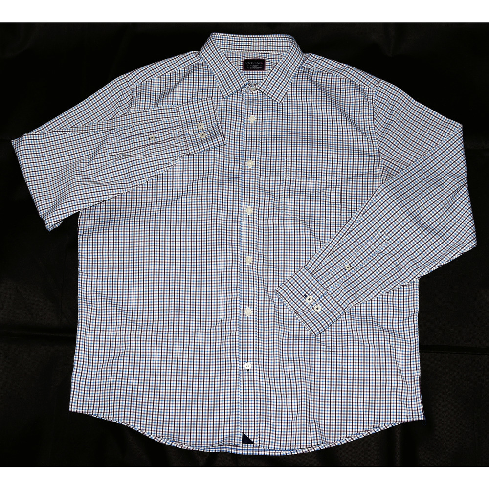 UNTUCKit Slim Fit Men's Long Sleeve Button Front Shirt‎ Size 2XL